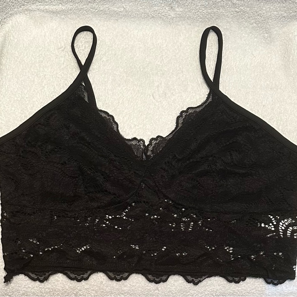 SHEIN Lace Bralette Black 1X